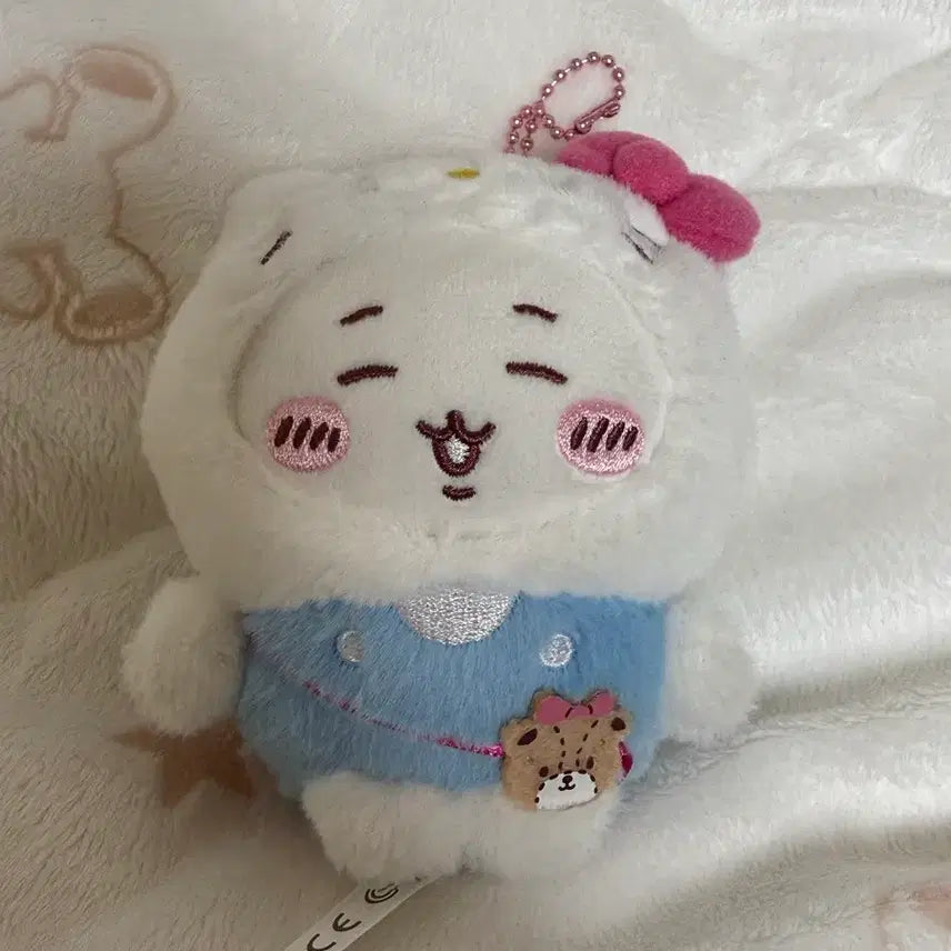 [BUNJANG] Sanrio Chiikawa Hachiware Mascot Keyring / 산리오 먼작귀 치아카와 콜라보 마스코트 키링 하치와레