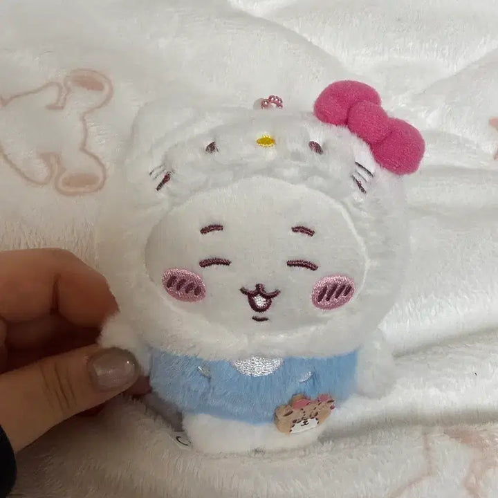 [BUNJANG] Sanrio Chiikawa Hachiware Mascot Keyring / 산리오 먼작귀 치아카와 콜라보 마스코트 키링 하치와레