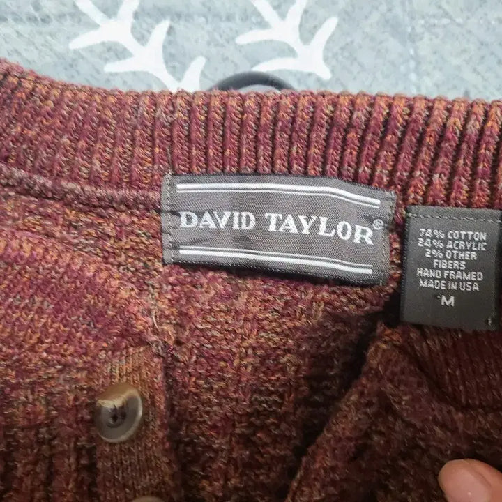 [BUNJANG] DAVID TAILOR Henley Neck Knit / DAVID TAILOR 헨리넥 니트