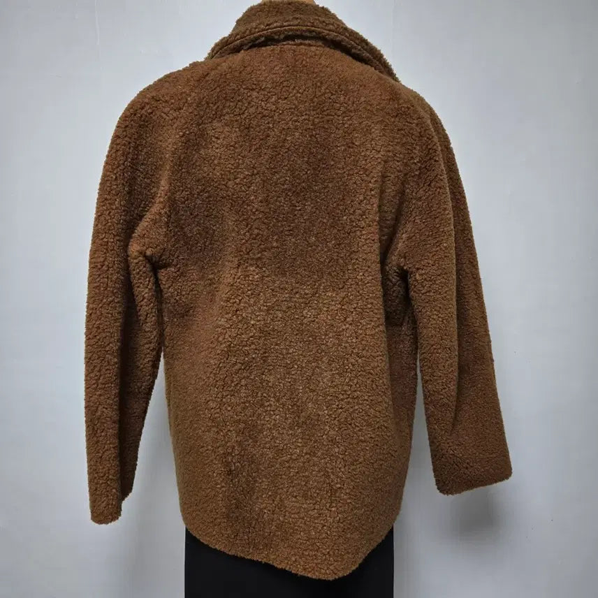 [BUNJANG] Unbranded Brown Boucle Jacket / 브라운 뽀글이 자켓