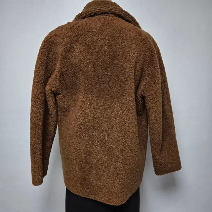 [BUNJANG] Unbranded Brown Boucle Jacket / 브라운 뽀글이 자켓