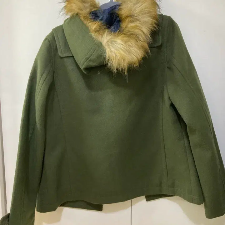 [BUNJANG] Earth Music&amp;Ecology Duffle Coat - Khaki / 어스뮤직앤이콜로지 더플코트 카키