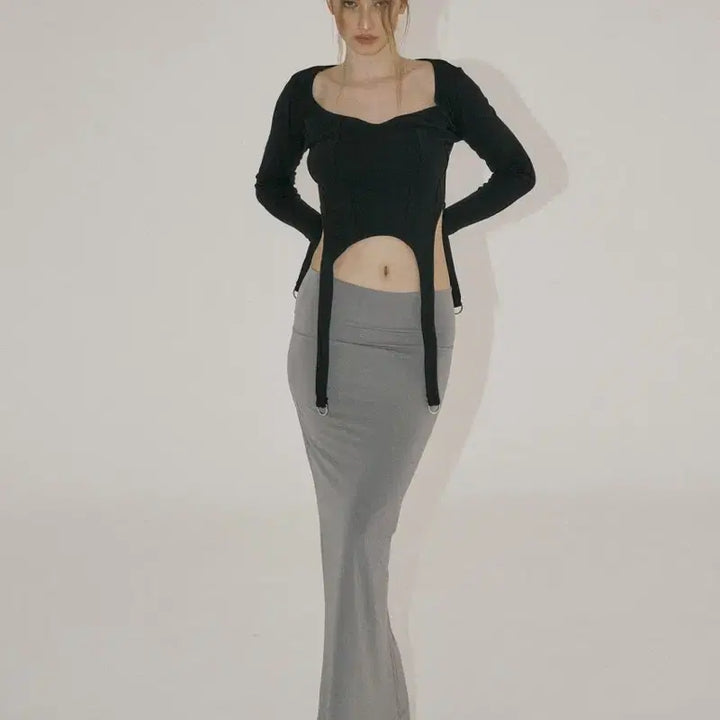 [BUNJANG] 3 Times Signal Top Black / [단종] 쓰리타임즈 시그널 탑 블랙