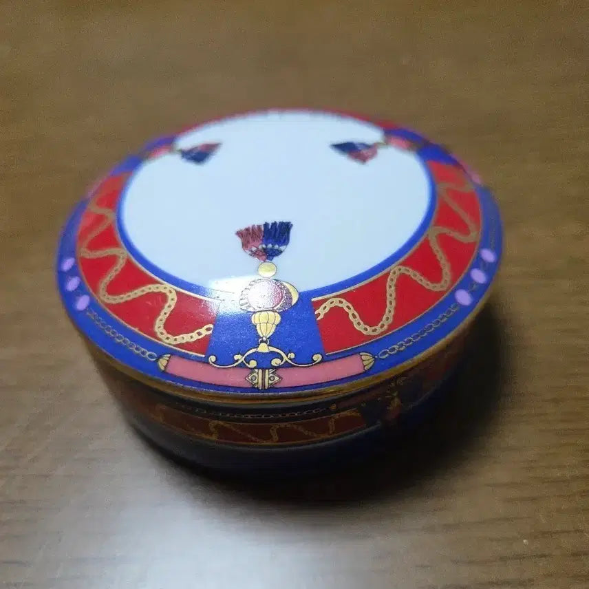 [BUNJANG] Pierre Balmain Vintage Style Jewelry Box / 피에르발망 빈티지 스타일 원형 보석함/악세사리함