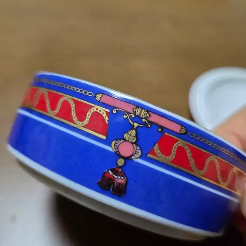 [BUNJANG] Pierre Balmain Vintage Style Jewelry Box / 피에르발망 빈티지 스타일 원형 보석함/악세사리함