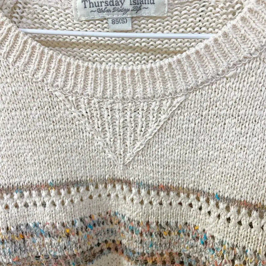 [BUNJANG] Thursday Island Short Sleeve Knit Top / 써스데이아일랜드 반팔 니트