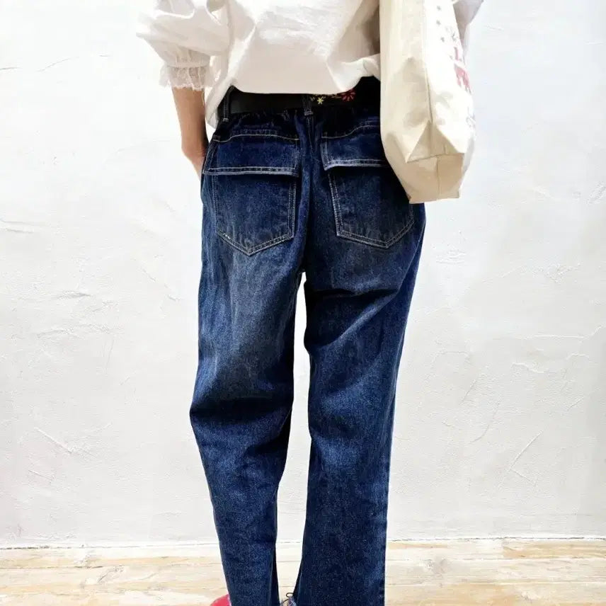 [BUNJANG] Vintage Denim Wide Pants / 빈티지 데님 와이드 팬츠