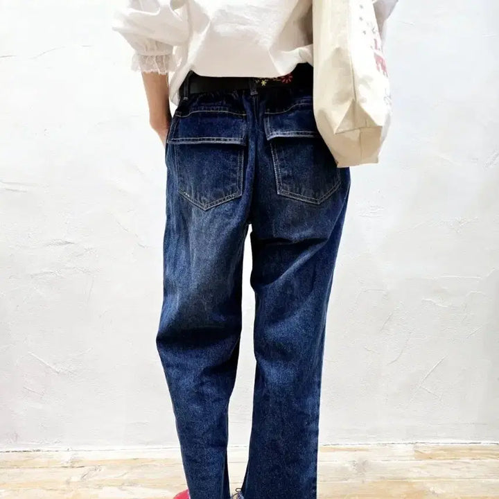 [BUNJANG] Vintage Denim Wide Pants / 빈티지 데님 와이드 팬츠