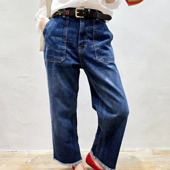 [BUNJANG] Vintage Denim Wide Pants / 빈티지 데님 와이드 팬츠
