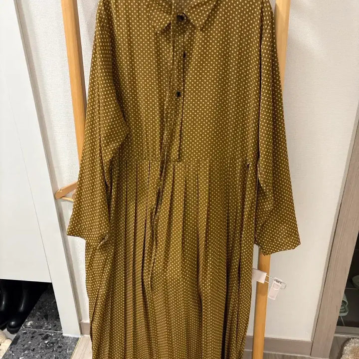 [BUNJANG] Dot Long Dress / 도트 롱 원피스