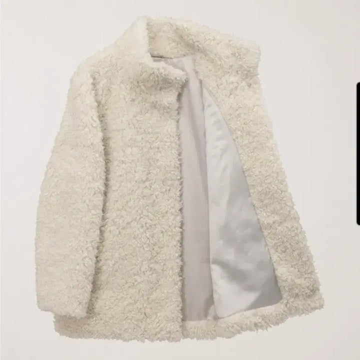 [BUNJANG] DUNST CURLY FUR HALF JACKET IVORY / 던스트 퍼자켓 CURLY FUR HALF JACKET IVORY 00S