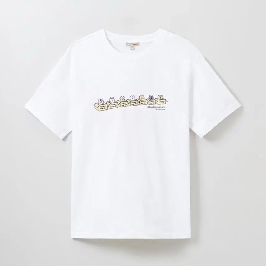 [SOLD OUT] 새상품) 스파오 오빤쮸 빤쮸토끼 오판츄우사기 콜라보 반팔티셔츠