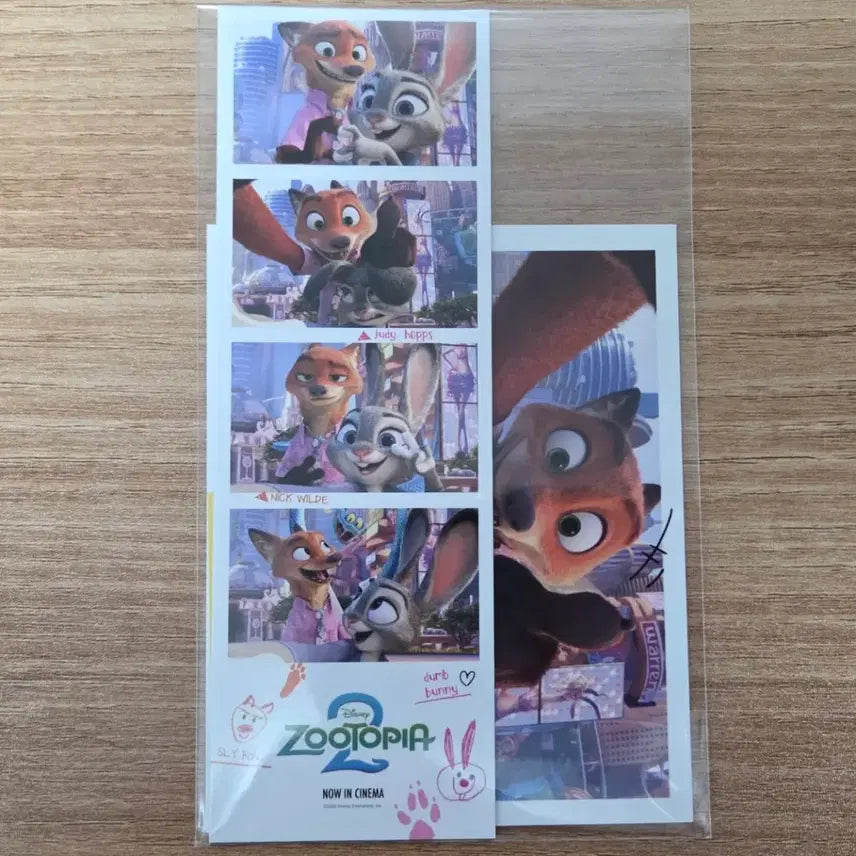 [SOLD OUT] 주토피아2 4주차 영화 특전 폴라로이드 + 네컷포토