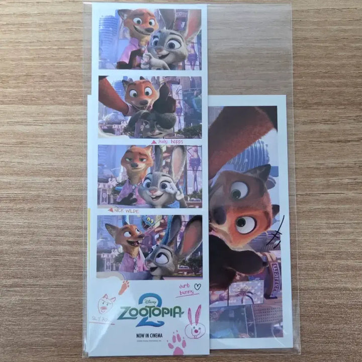[SOLD OUT] 주토피아2 4주차 영화 특전 폴라로이드 + 네컷포토