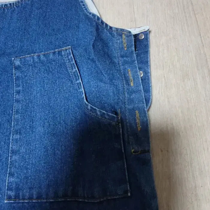 [BUNJANG] Denim Overall Skirt / 데님 멜빵치마