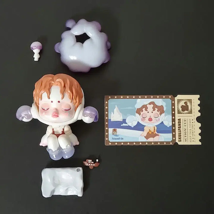 [BUNJANG] POP MART SKULLPANDA Stand-In Figure / [팝마트] 7.5cm 스컬판다 피규어 액션! 컷! 시리즈 대역 배우