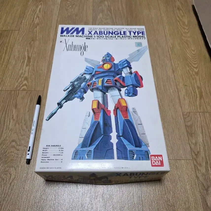 [BUNJANG] Bandai Xabungle Walker Machine 1/100 Model Kit (1982) / 고전프라 반다이 자붕글 워커 머신 1/100 프라모델 (1982년 구판)