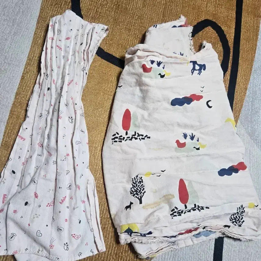 [BUNJANG] Bobo Choses Rullaby Kids Pink Muffler / 보보쇼즈  룰라비 유아용 핑크색 머플러 2개
