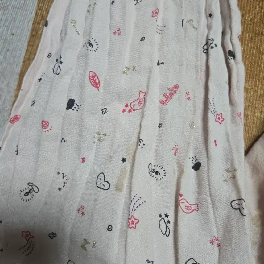 [BUNJANG] Bobo Choses Rullaby Kids Pink Muffler / 보보쇼즈  룰라비 유아용 핑크색 머플러 2개