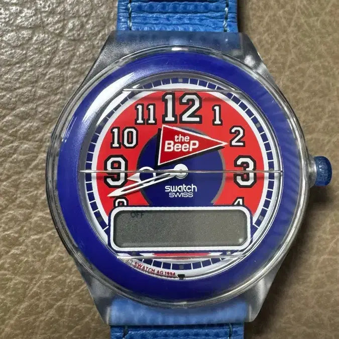 [BUNJANG] Retro Swatch Watch with Beep Function / 93년도 출시 레트로 스와치시계 추억의 삐삐 기능 탑재 the beep