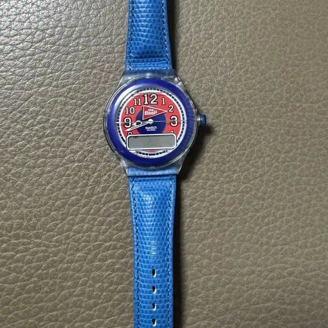 [BUNJANG] Retro Swatch Watch with Beep Function / 93년도 출시 레트로 스와치시계 추억의 삐삐 기능 탑재 the beep