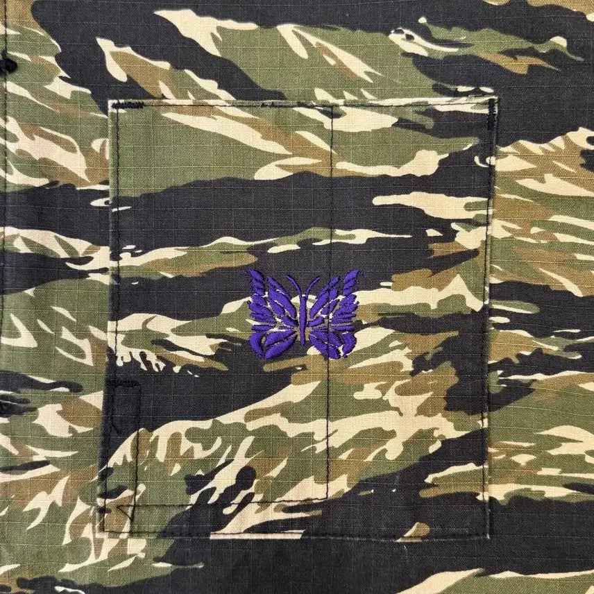 [BUNJANG] Needles D.N Coverall Camo Flage Chore Jacket / [M] 니들스 D.N 커버올 카모 플라쥬 초어 자켓