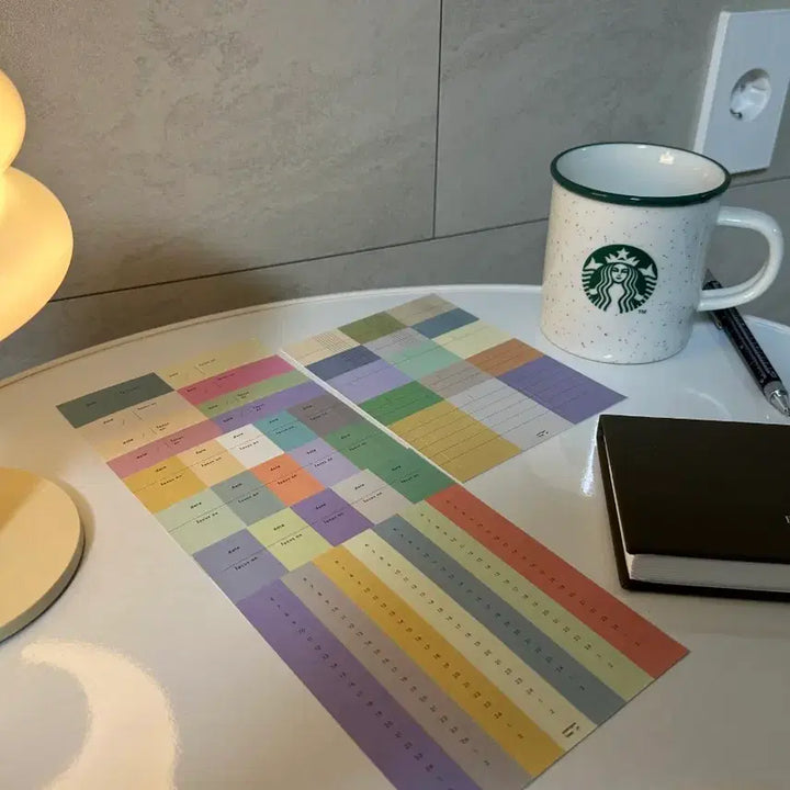 [BUNJANG] Morning to Midnight Bucket Bank Book Handy Budget Planner / 모닝 to 미드나잇 버킷 뱅크 북 (통장형 핸디 가계부) 만년형