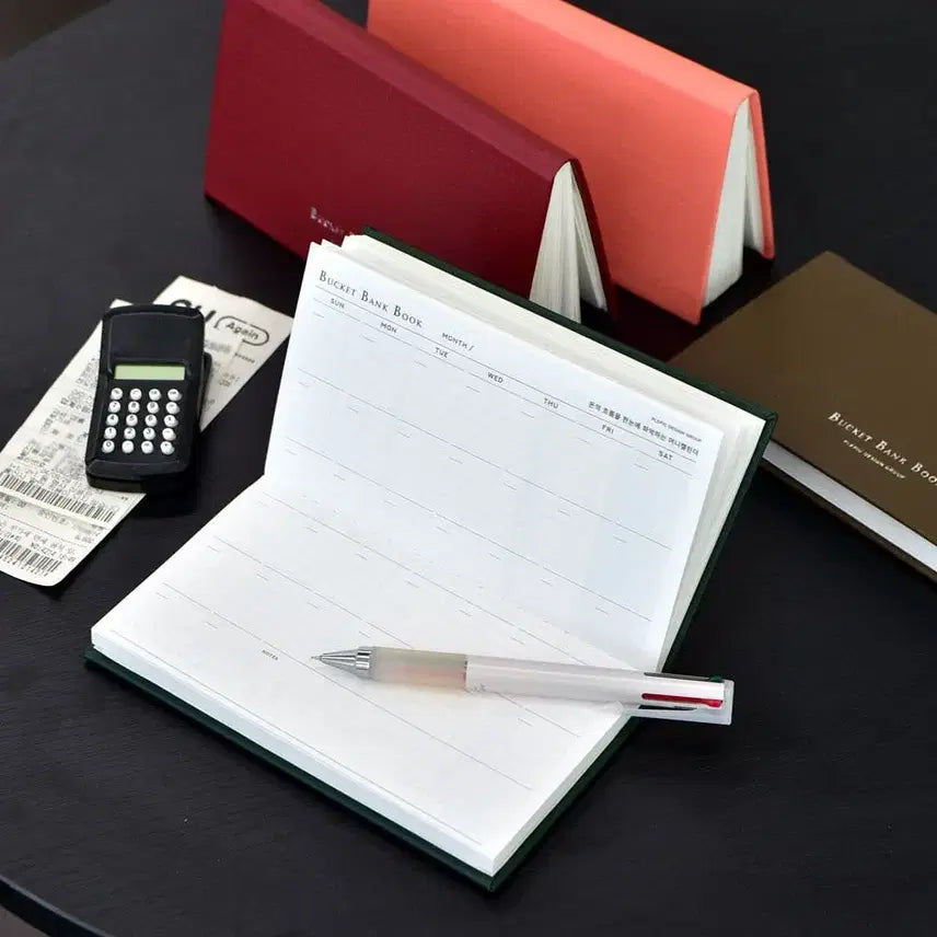 [BUNJANG] Morning to Midnight Bucket Bank Book Handy Budget Planner / 모닝 to 미드나잇 버킷 뱅크 북 (통장형 핸디 가계부) 만년형