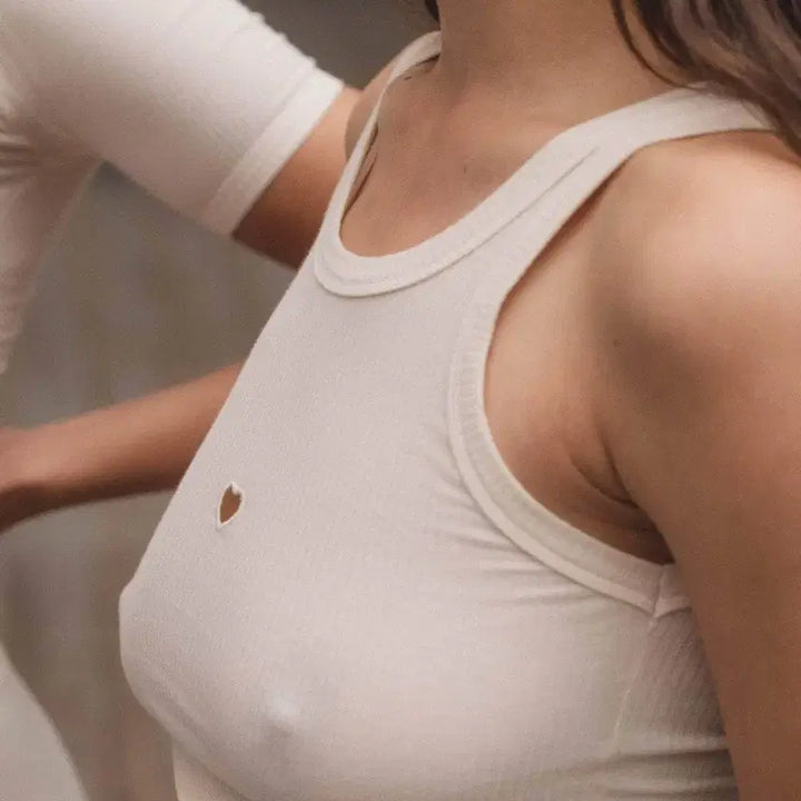 [BUNJANG] Baserange Heart Tank Top / 베이스레인지 baserange heart tank