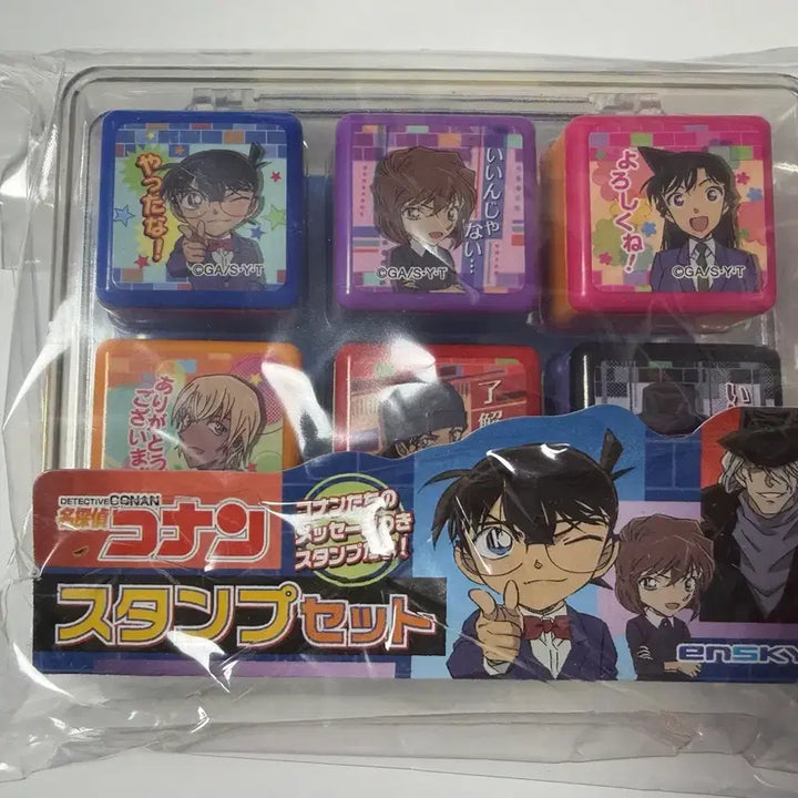 [BUNJANG] Detective Conan Message Stamp Set / 명탐정코난 메세지 스탬프 세트