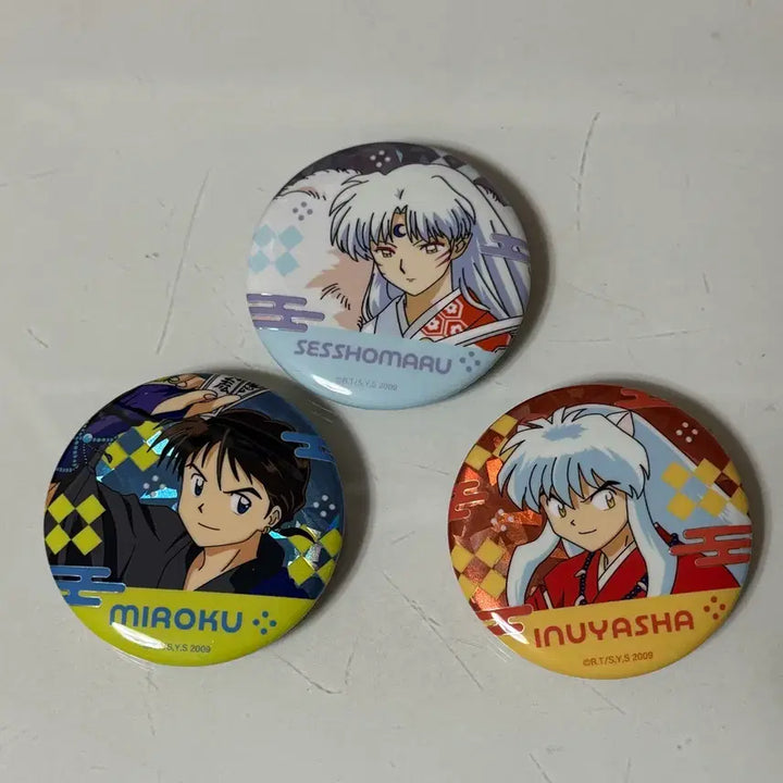 [BUNJANG] InuYasha Sesshomaru Bundle Set Badge / (일괄) 땡큐마트 이누야샤 랜덤 캔뱃지 셋쇼마루