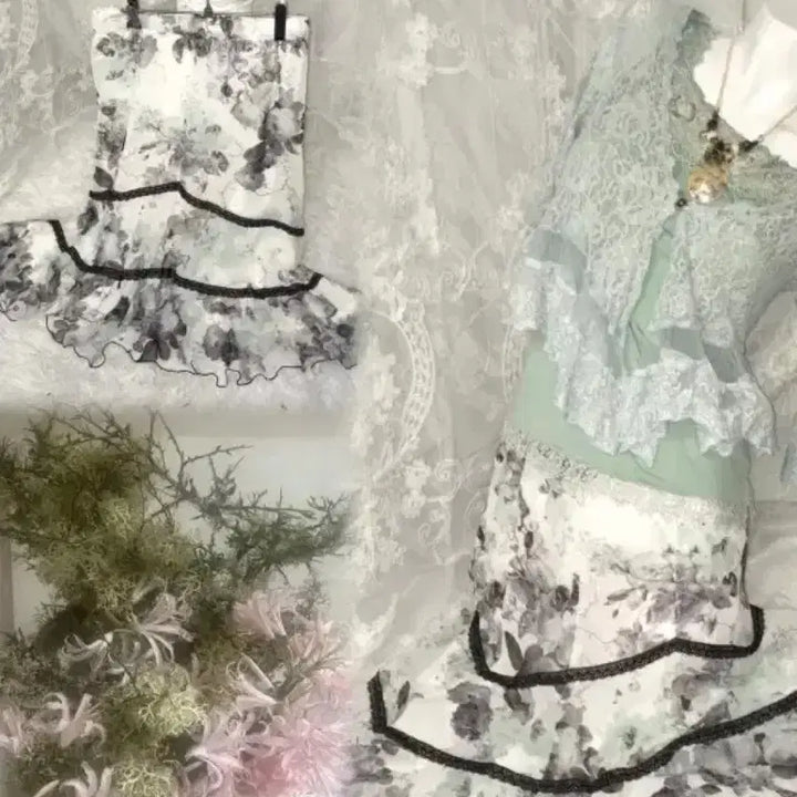 [BUNJANG] Layered Room Vintage Grunge Fairy Set / 오늘만택포) 레이어룸빈티지 민트 그런지페어리 세트