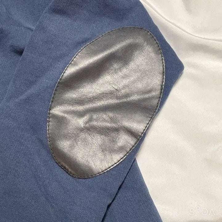 [BUNJANG] Maison Margiela Elbow Patch Half-Zip Sweatshirt Navy / 마르지엘라 엘보우패치 하프집업 맨투맨 네이비
