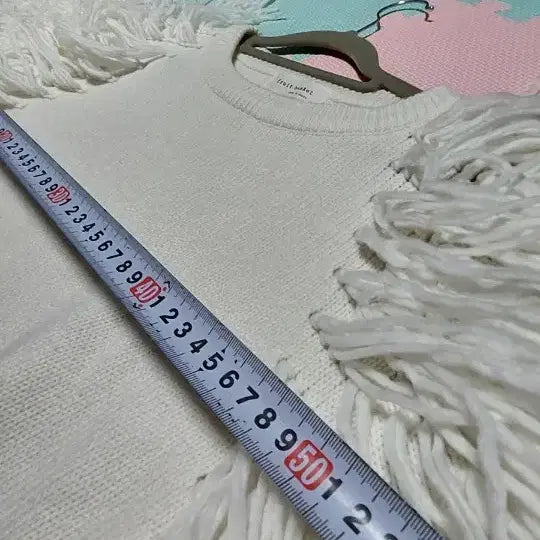 [BUNJANG] Fruit Basket White Knit Sweater / fruit basket 흰색 털실 니트