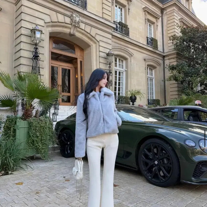 [BUNJANG] Mayyun Mink Fleece Bootcut Slacks / 메이윤 제작 밍크 기모 슬랙스 부츠컷 ver