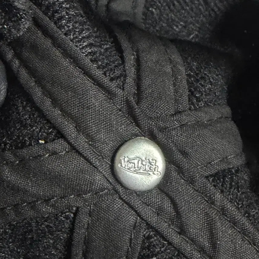 [BUNJANG] Von Dutch Black Velvet Ball Cap / Von Dutch Y2K cap 본더치 블랙 벨벳 볼캡입니다