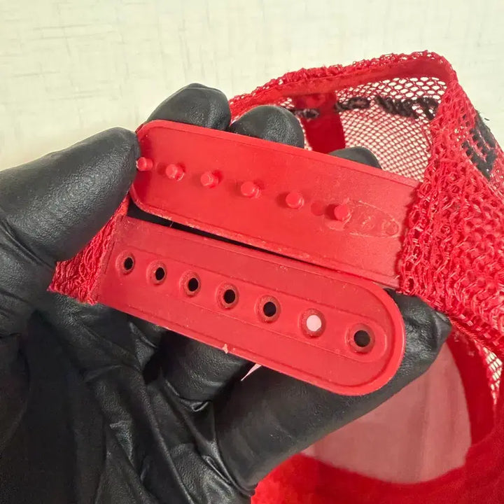 [BUNJANG] DSQUARED2 Red Mesh Cap / DSQUARED 디스퀘어드2 빨간색 메쉬 캡 모자입니다