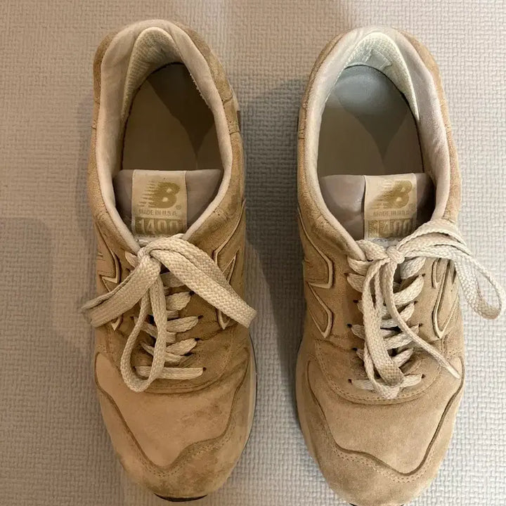[BUNJANG] New Balance 1400JP Beige Sneakers / 무료배송 - Made in USA 뉴발란스 1400JP(베이지) 270