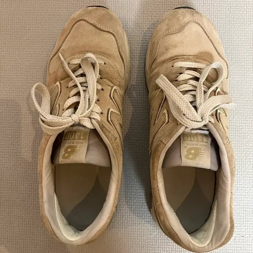 [BUNJANG] New Balance 1400JP Beige Sneakers / 무료배송 - Made in USA 뉴발란스 1400JP(베이지) 270