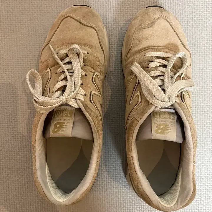 [BUNJANG] New Balance 1400JP Beige Sneakers / 무료배송 - Made in USA 뉴발란스 1400JP(베이지) 270