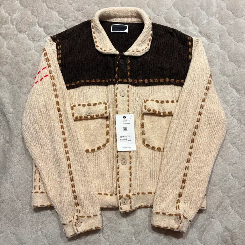 [BUNJANG] PHINGERIN 25FW Knit Cardigan Beige / [M] 25FW 핑거린 PHINGERIN 니트 가디건 베이지