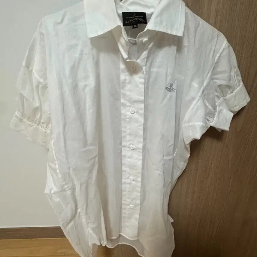 [BUNJANG] Vivienne Westwood Linen Short Sleeve Shirt / 비비안웨스트우드 반팔 린넨 셔츠