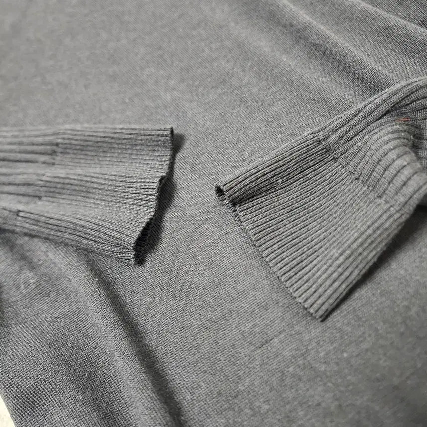 [BUNJANG] Daks Black Wool Blend Knit Long Sleeve / 닥스 블랙 양모 블렌디드 니트 긴팔 50
