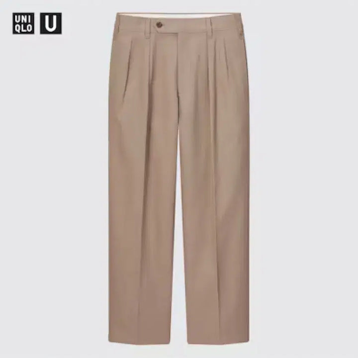 [BUNJANG] Uniqlo U Wide Fit Chino Pants Beige 82 / 23ss 유니클로u 와이드핏 턱 치노팬츠 베이지 82사이즈