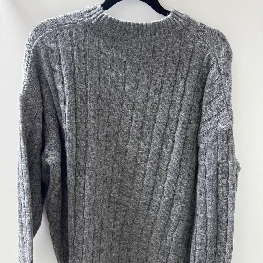 [BUNJANG] Knit Sweater Grey / 니트 스웨터 그레이