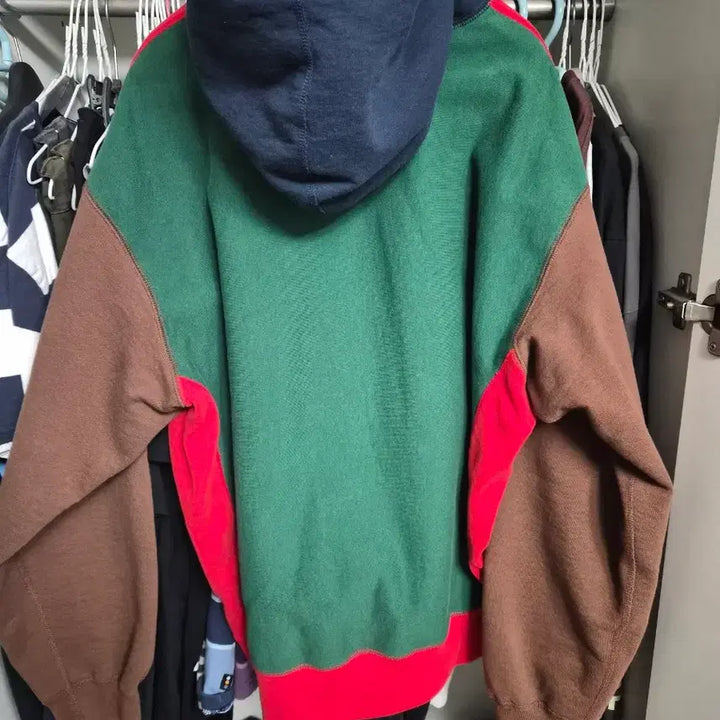 [BUNJANG] Supreme Box Logo Multicolor Hoodie L / 슈프림 박스 로고 멀티컬러 후드티 L