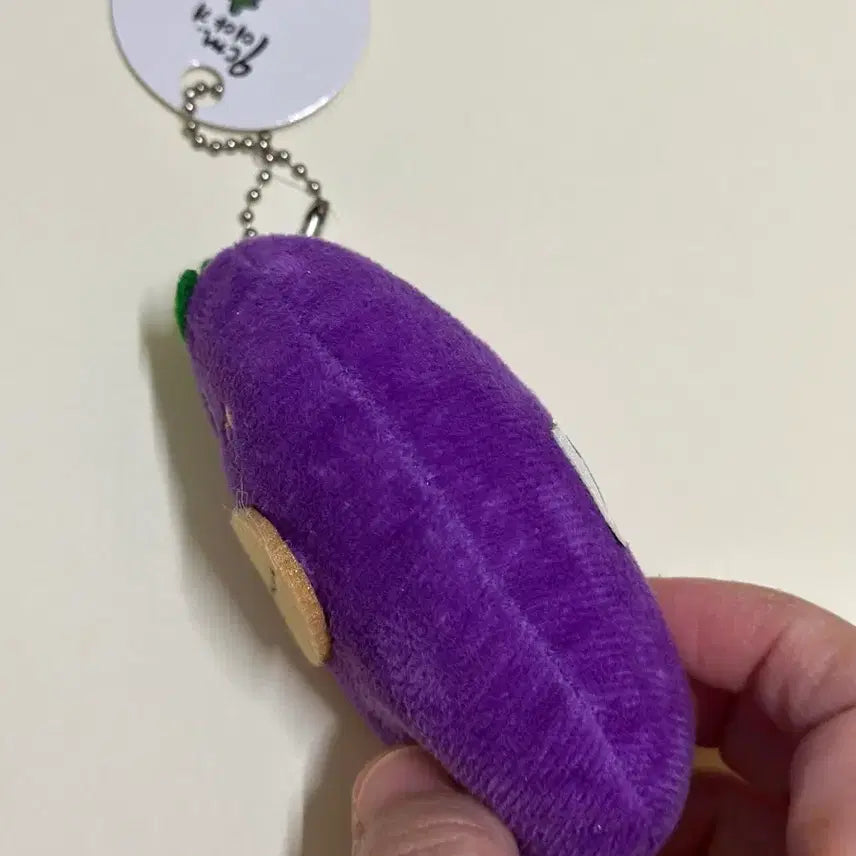 [BUNJANG] Angry Eggplant Plush Keychain / 화난거야? 가지인형 키링 / 11cm