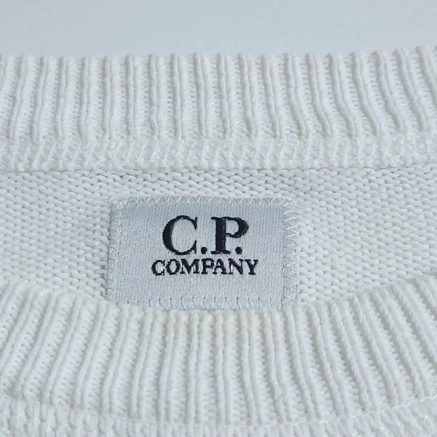 [BUNJANG] CP Company Knit Sweater White 105 / Cp 씨피컴퍼니 니트 스웨터 화이트 105