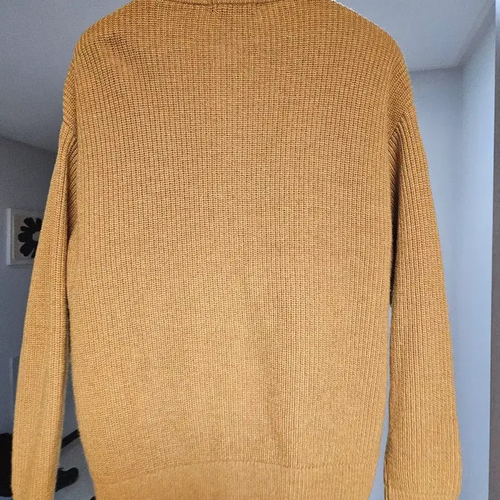 [BUNJANG] 24/7 Series Wool Cardigan (Mustard) / 24/7시리즈 울점퍼 가디건 95사이즈