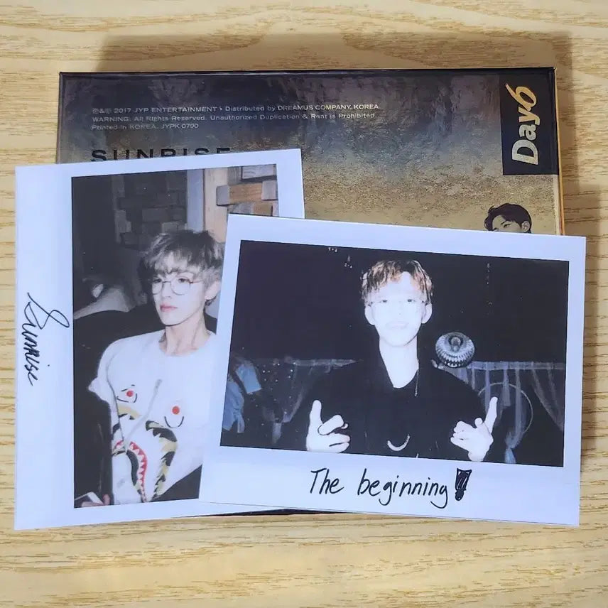 데이식스 선라이즈 앨범 제이 박제형